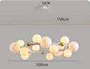 Axyaa Cream French Master Bedroom LED Pendant Light - Modern Minimalist Full Spectrum Lighting