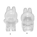 Axyaa Clear Plastic Doll Display Box, Hanging Storage Organizer for Figure Protection