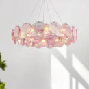 Axyaa Rainbow Glass Pendant Light for Living Room Dining Bedroom LED