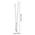 Axyaa Stainless Steel Long Handle Food Tongs - Non-Slip BBQ Steak Kitchen Tool