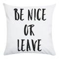Axyaa Beauty Life Place Love Polyester Cushion Cover Decorative Pillow Case