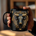 Axyaa Silver Lion King Ceramic Coffee Mug - Perfect Gift for Friends, Home or Office