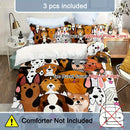 Axyaa Dog Lover Duvet Cover Set for Kids Bedroom Decor