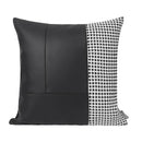Axyaa Woven Stitching Black and White Pillow Pack: Living Room, Hotel, Villa, Bedroom