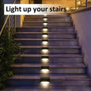 Axyaa Solar Deck Lights: 16-Pack Waterproof LED Outdoor Step Lights