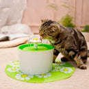 Axyaa Pets Water Fountain: Electric Cat Drinker with Filter & USB, Mute & Recirculate
