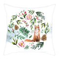 Axyaa Cartoon Animals Garland Pattern Pillow Cover for Home Sofa Decor 45X45cm