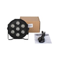 Axyaa LED Par Stage Wash Light 8pcs: 7X12w/7X18W RGBW for DJ Disco Wedding Nightclub