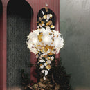 Axyaa Ginkgo Leaf Luxury Flower Chandelier for Elegant Villa Decor