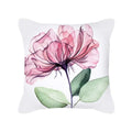 Axyaa Modern Flowers Printed Cushion Cover 45x45cm - Nordic Spring Farmhouse Decor