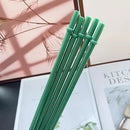 Axyaa Reusable Straws Set with Brush - 7mm Diameter for Starbucks Tumbler