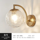 Axyaa Glass Wall Lamp - Nordic Minimalist LED Sconce for Living, Bedroom, Kitchen
