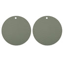Axyaa Silicone Coasters Set - Heat Resistant & Nonslip Multifunction Kitchen Accessories