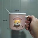 Axyaa Cartoon Ceramics Mug: Cute Coffee Milk Tea Cup Drinkware Gift