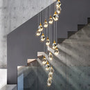 Axyaa Nordic Chandeliers Dining Room Pendant Lights Ceiling Hanging Lamps