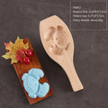 Axyaa Eco-friendly Wood Cake Mold - Multi-lattice Animal Flower Mooncake Pastry Mold