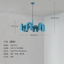 Axyaa LED U-shaped Pendant Chandelier: Modern Nordic Ceiling Hanging Lamp