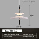 Axyaa Modern Pleated Chandelier for Restaurant & Bar Counters