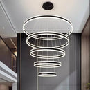 Axyaa Nordic Stair Chandelier Living Room Bedroom Dining Room Pendant Lights Ceiling Light