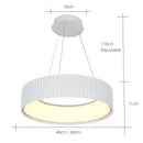 Axyaa Circular Ripple Design Pendant Lights for Dining Tables Bedrooms