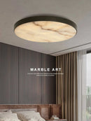 Axyaa Luxury Marble Ceiling Lamp Black Gold Modern Home Decor