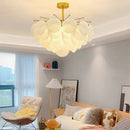 Axyaa Modern Glass Chandelier for Home Luxury Decor Lighting