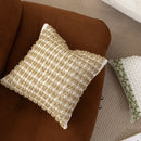 Axyaa Boho Knot Cotton Woven Cushion Cover for Home Decoration in Thick Texture
