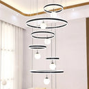 Axyaa Modern Pendant Lights LED Chandelier Ceiling Lamp Decorative Interior Lighting
