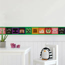 Axyaa Iconic Faces Peel&Stick Wall Border in DIY Self-Adhesive Design