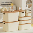 Axyaa Plastic Storage Box with Lid for Snacks, Cosmetics, and Wardrobe Organization