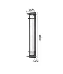 Axyaa Stainless Steel LED Outdoor Wall Light IP65 Waterproof for Garden Terrace & Balcony