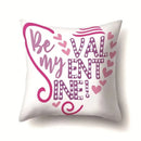 Axyaa Nordic Heart Print Throw Pillow Cover 45x45cm Home Sofa Decor