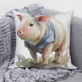 Axyaa Animal Print Decorative Pillowcase for Sofa, Car, Living Room