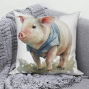 Axyaa Animal Print Decorative Pillowcase for Sofa, Car, Living Room