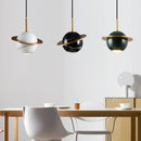 Axyaa Modern Nordic LED Pendant Lamp Golden Plated Spherical Design