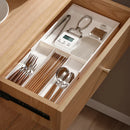 Axyaa Retractable Kitchen Drawer Organizer Box for Cutlery, Stationery & Clutter Org.