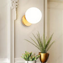 Axyaa Spherical Glass Wall Lamp for Bedroom, Living Room, and Corridor Lighting