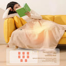Axyaa Electric Heating Blanket Shawl for Winter Warmth & Comfort