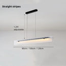 Axyaa Acrylic Striped Pendant Lights: Modern Nordic Minimalist Dining Table Office Hanging Lamps