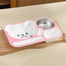 Axyaa Kids Cartoon Dinner Set: Plate, Bowl, Salad Plate, Training Tableware