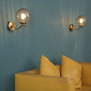 Axyaa Nordic Glass Wall Lamp Modern Minimalist Living Bedroom Light