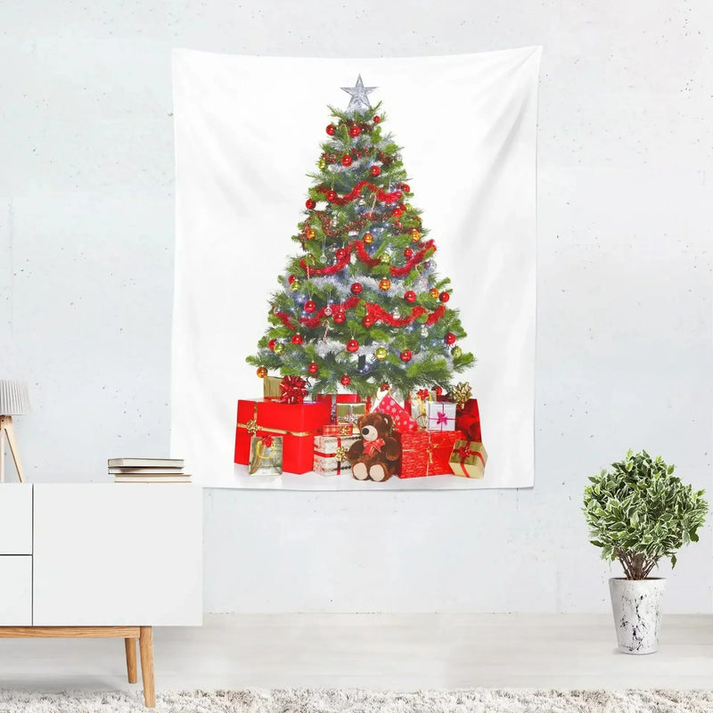 Axyaa Christmas Tree Tapestry for Living Room Wall Decor