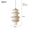 Axyaa Nordic Loft Chandelier: Creative Japanese Style Pendant Light for Living Room and Bedroom