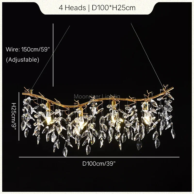 Axyaa Water Droplet Chandelier for Elegant Home Décor