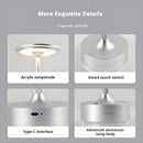 Axyaa Wireless LED Desk Lamp Portable Dimming Touch USB Reading Lamp