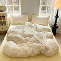 Axyaa Queen Size Strawberry Bedding Set: Duvet Cover, Bed Sheet, Pillowcase