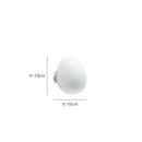 Axyaa Glass Egg Sconces with E27 LED Bulb