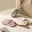 Axyaa Fashion PU Leather Glasses Case Women Hanging Sunglasses Box Bag