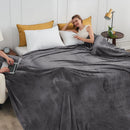 Axyaa Cozy Fleece Blanket Throw - Super Soft Microfiber Luxury Bed Blanket