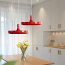 Axyaa Nordic UFO Pendant Light for Home Decor - Red UFO Pendant Fixture